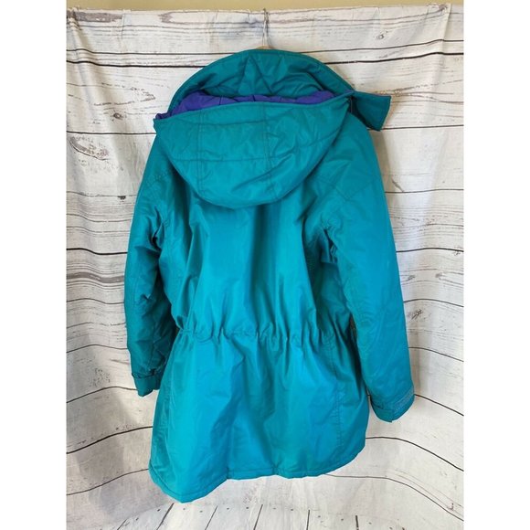 VTG 80's Columbia Women's L thinsulated Parka SUper Warm - Picture 7 of 8